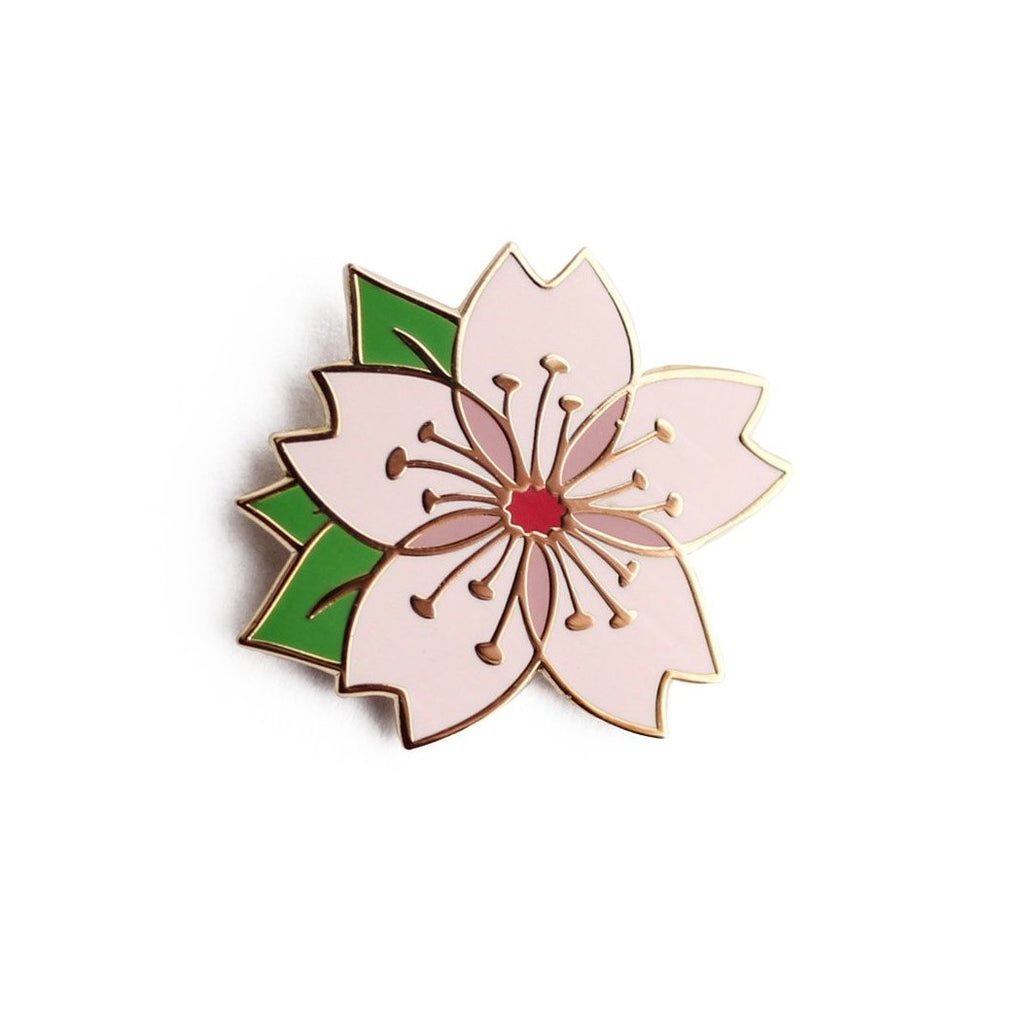 Multi color Sakura pins Flower pins Badges Brooches Hard enamel lapel pin  Backpack Accessories Japanese flower Sakura jewelry